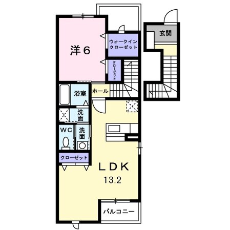 クラージュ　Ｃ棟の物件間取画像